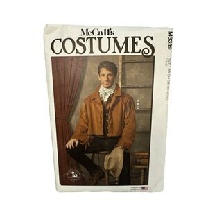 McCall's Pattern M8399 34-42 Uncut  Men's Western Cowboy Costume Cosplay Theater